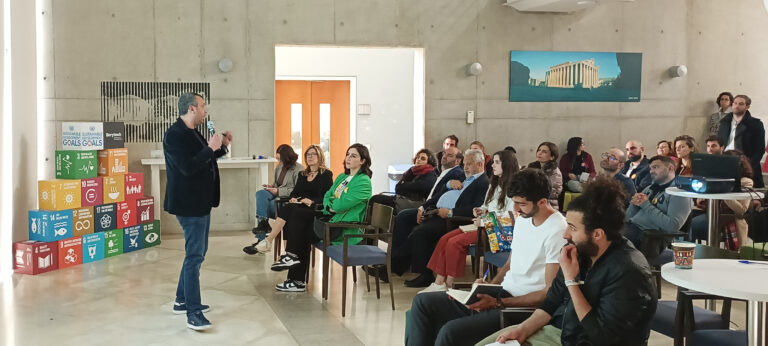 Mr. Jad Choubassi, Senior Plants Manager, discussing circular economy at Daher Foods