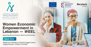 Women Economic Empowerment in Lebanon - WEEL 1200x628px